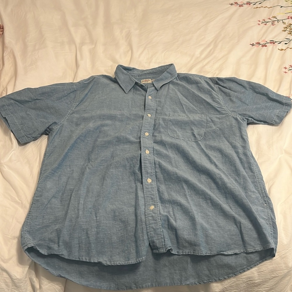 Faherty XXL MENS SHORT SLEEVE CASUAL SHIRT NWOT
